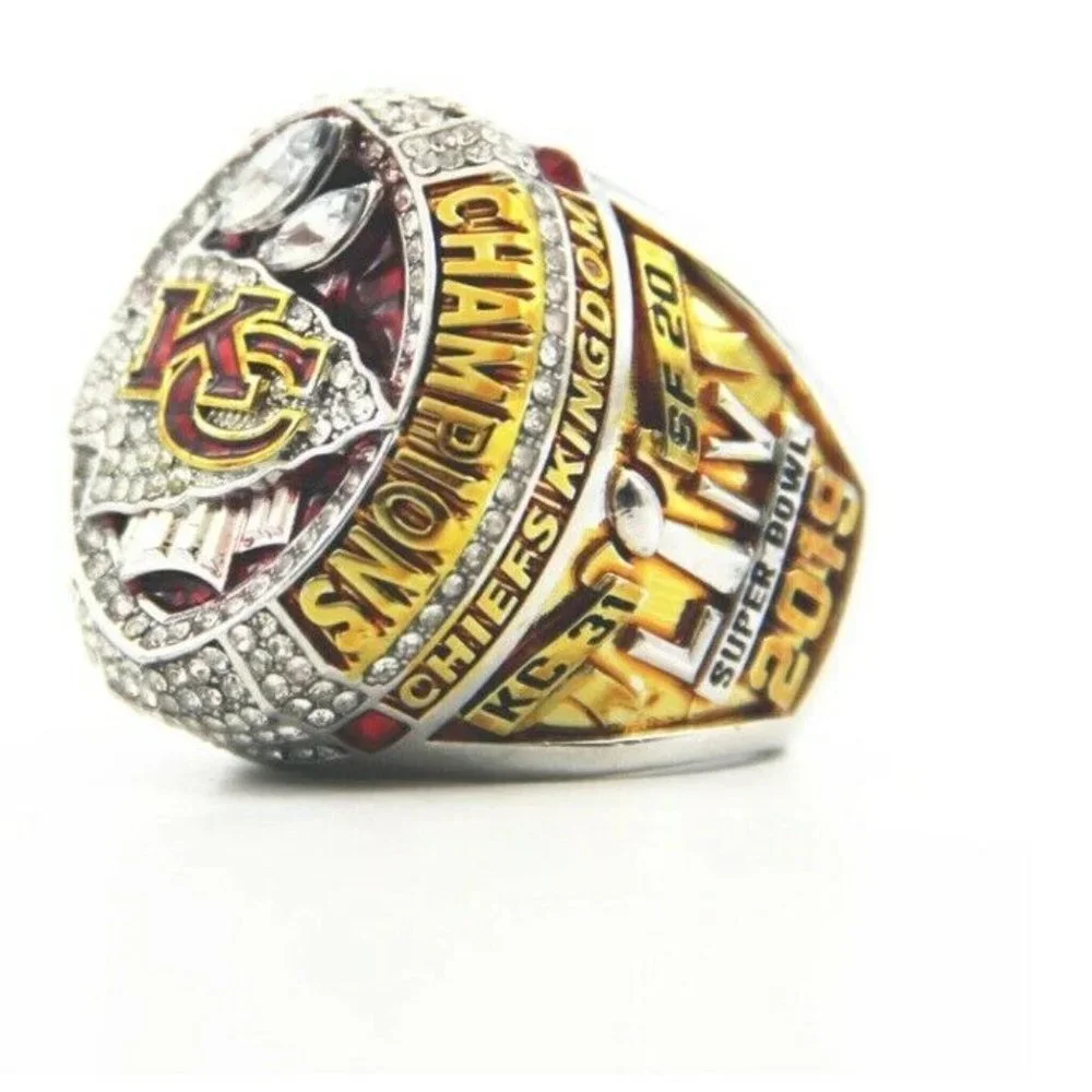 Kansas City Chiefs KC Super Bowl Championship Ring Fan Edition 2019 2020 Mahomes